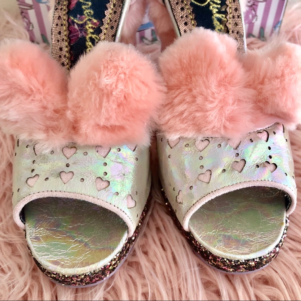 Irregular Choice Cream Puff Pink Bunny Heels NIB - Picture 6 of 6